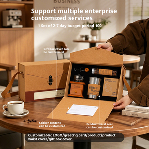 Juego de Regalo de Molinillo de Café de Lujo Triumph, Caja de Regalo Corporativa con Vaso para el Agradecimiento a los Empleados - Product Image 3