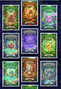 YQ Elf Baby Dream and Fantasy Collection Art Board Versión en Inglés Terastal Festival Scarlet Violet Tarjetas Pokémon Decoración del Hogar - Product Image 4