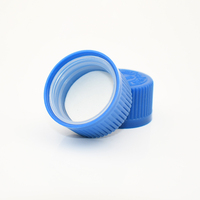 Peut ajouter la doublure de joint, 28/410 28mm bleu plastique PP matériel capuchon résistant aux enfants CRC capuchon à l'épreuve des enfants pour la médecine chimique
