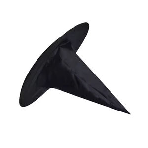 <span class=keywords><strong>Sombrero</strong></span> <span class=keywords><strong>de</strong></span> <span class=keywords><strong>bruja</strong></span> negro Hstyle, tela reutilizable ecológica, accesorio <span class=keywords><strong>de</strong></span> disfraz <span class=keywords><strong>de</strong></span> Halloween para decoración <span class=keywords><strong>de</strong></span> festivales, uso al aire libre, <span class=keywords><strong>precio</strong></span> <span class=keywords><strong>de</strong></span> fábrica - Product Image 5