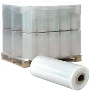 Herbruikbare Lading Geblazen Stretch Machine Gebruik/23mic Stretch Film Roll/Ldpe Pallet Wrap Folie