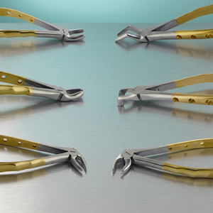 Forceps dentaire ergonomique en acier inoxydable pour extraction chirurgicale des premiers molaires supérieurs et inférieurs, des dents de sagesse – Instrument manuel de classe I - Product Image 5