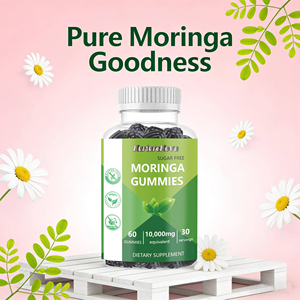 Gummies de <span class=keywords><strong>Moringa</strong></span> à succès <span class=keywords><strong>pour</strong></span> l'exportation transfrontalière, 60 gummies par bouteille, vente directe usine - Product Image 2