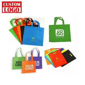 Eco-Friendly Cheap custom gift bags promotional gift bag nonwoven tote bag