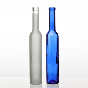 375ml 500ml 750ml recycled custom colored round glass icewine beer champagne bottle