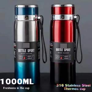 Современный термос из нержавеющей стали с двойными стенками, высококачественный, новый, вакуумный, для воды, еды, спорта, офиса, для деловых подарков - Product Image 3