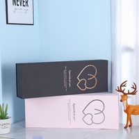 Boîte à fleurs rectangulaire de luxe pour la fête des mères, boîte de la Saint-Valentin avec inscription « Amour profond », « Je t'aime », rose, boîte de fleuriste pour maman