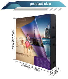 Senqi ngoài trời đầy đủ màu sắc không thấm nước dẫn hiển thị tủ 960x960mm phía sau mở tường Màn hình dẫn P6 TV tường - Product Image 6