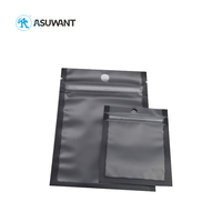 Machine de fabrication transparente, impression biodégradable, petit sac en plastique à 3 côtés, sac d'emballage noir Transparent à fermeture éclair