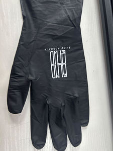 3 مل وشم تجميل صالون تنظيف الطعام saftey فحص مسحوق اللاتكس الحرة قبول شعار مخصص قفازات النتريل المتاح - Product Image 6