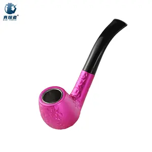 SP651 Professional Manufacturer New Style Hand Carved Pink Tobacco Smoking Pipes