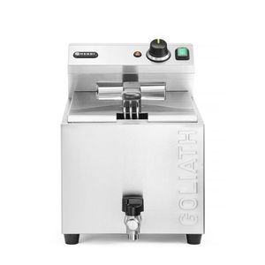 Friteuse commerciale HENDI GOLIATH XL 10L 400V/10200W 300x585x(H)392mm avec robinet de vidange - Product Image 1