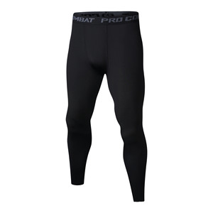 Legging Latihan Bola Basket Profesional Pria Warna Solid Desain Pinggang Elastis Desain 2 in 1 Ramah Lingkungan untuk Musim Dingin - Product Image 3