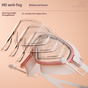 <span class=keywords><strong>Occhialini</strong></span> da Nuoto per Bambini Impermeabili Antiappannamento HD in Silicone con Lenti in PC, Montatura Grande per Ragazzi e Ragazze, Marca 369, 2 Pezzi, Vendita all'Ingrosso - Product Image 2