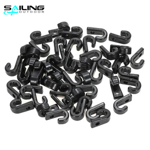 Boucle <span class=keywords><strong>de</strong></span> fixation <span class=keywords><strong>de</strong></span> type J en ABS pour kayak, canoë, yacht, tente, bâche, <span class=keywords><strong>point</strong></span> d'ancrage pour corde - Product Image 3