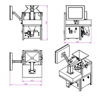 Compteur de graines Viscount VB60 : Compte automatiquement les graines et peut également effectuer des fonctions d'emballage, d'étiquetage et d'impression.