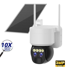 Ubox Cámara Solar 4G 10 <span class=keywords><strong>X</strong></span> ZOOM Lente Dual <span class=keywords><strong>CCTV</strong></span> 3MP 5MP Cámara de Seguridad WiFi solar para Di Fish Farm Venta al por mayor - Product Image 1