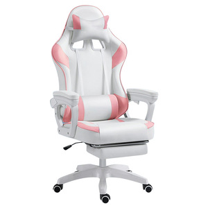 Gaming <b>Chair</b> Pu Leather Reclining Height Adjustable Swivel <b>Chair</b> For Home Office <b>Study</b> Room - Product Image 5