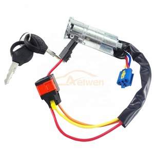 Auto Zündschalter mit Zündschlüssel für Zündschloss mit Tasten verwendet für Peugeot <span class=keywords><strong>206</strong></span> OE NO. 4162.PO - Product Image 2
