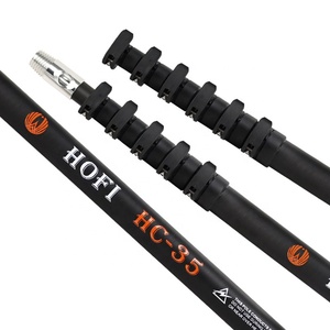 HOFI Anti-rotazione HC-35 all'ingrosso Oem resistenza al calore regolabile 11m asta di pulizia telescopica pali telescopici in fibra di carbonio - Product Image 1