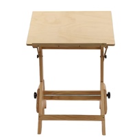 Table à dessin en bois de hêtre réglable, fabrication directe d'usine, bureau d'art inclinable, chevalet de peinture, croquis, architecture, conception, vente en gros OEM