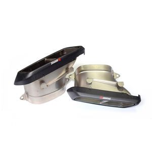 Tubo de escape de fibra de carbono para mercedes-benz, tubo de escape de acero inoxidable estilo AMG W117 CLA W222, W205 W213 - Product Image 4