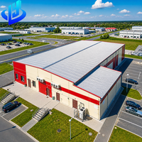 Estructura de acero prefabricada de gran envergadura Estructura de metal aislada Instalación de almacenamiento industrial Taller Almacén de fábrica
