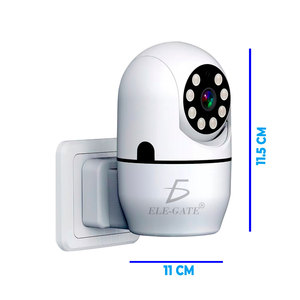 ELE-GATE 1080P Wifi <b>Wireless</b> Plug-in <b>Security</b> <b>Camera</b> Indoor Outdoor Use - Product Image 3