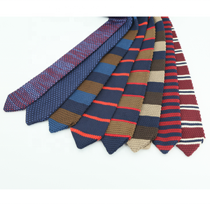 Cravates en tricot HAIBEI, cravates faites à la main, cravates en tricot pour hommes - Product Image 3