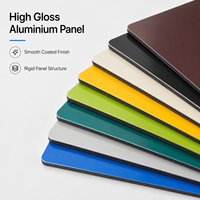 Panneaux composites en aluminium Alucobond 3mm 4mm 6mm ACP ACM, haute brillance, ignifuges, prix usine, pour enseignes de magasin