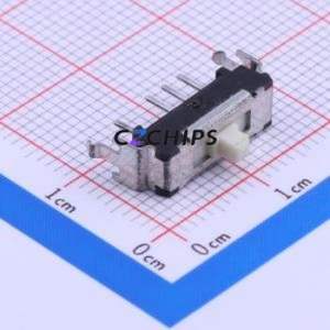 SSSS918500 Slide Switch Through hole Component (THT) Switch Single Pole Three Throw Rectangle Pin Header PC Pin 7.5mm - Product Image 1