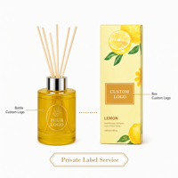 Diffuseur à bâtonnets en verre 120 ml – Parfum longue durée sans alcool pour la maison et les chambres d'hôtel – Élimination des odeurs – Cadeau de niche