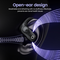 Écouteurs sans fil ENC à réduction de bruit, Bluetooth 6.0, écouteurs intra-auriculaires, stéréo HiFi, écouteurs de sport et de jeu avec batterie LED