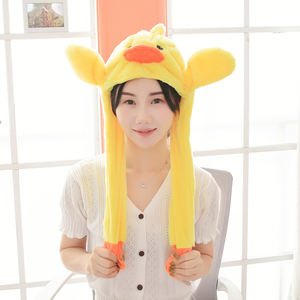 Kulaklarını çimdiklediğinizde hareket eden yeni parlak tek boynuzlu at ördek köpek şapkası - Product Image 6