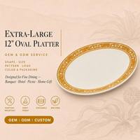 Assiette de table en mélamine écologique pour la maison, fabrication OEM/ODM, pour les repas festifs, la cuisine et les buffets du dimanche, avec cadre renforcé résistant