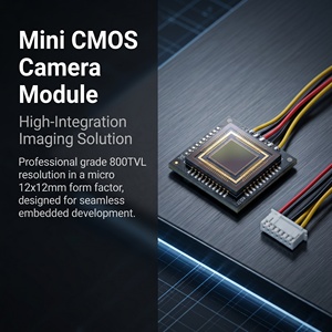 Modulo Telecamera Analogica CVBS 800TVL a Colori o in Bianco e Nero, <span class=keywords><strong>Mini</strong></span> <span class=keywords><strong>Cam</strong></span> CMOS Invisibile, Micro Telecamere per FPV, DC3.3V-5V - Product Image 2