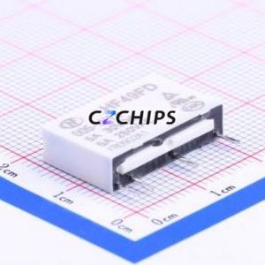 HF49FD-005-1H12 Power Relay SIP,5x20mm Relay 5V 1 Normally Open: 1A (SPST-Normally Open)::: 4 5A-30VDC/5A-250VAC - Product Image 1