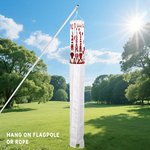 Decoración de Superficie para el Día de San Valentín y con Diseño de Alce, 75D Air Duct, 30*45CM, con 6 Tiras de Gráficos Impresos Digitalmente de 5*60CM - Product Image 4