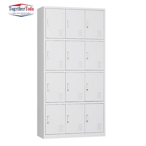 Armoire de rangement moderne en métal écologique, casier en acier pour salle de sport, bureau, appartement – Fournisseur d'usine - Product Image 3
