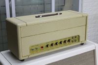 Tête d'amplificateur de guitare personnalisée JTM45 Vintage Reissue Handmade 50W en couleur Tweed