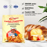 Vente en gros de poudre de propionate de calcium E282 double étoile boulanger conservateur alimentaire pour gâteau pain biscuit additifs alimentaires