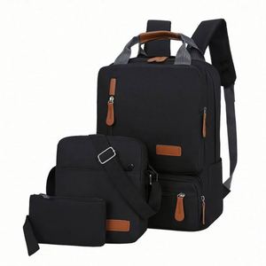I-0310 Wholesale Waterproof Oxford <b>Laptop</b> <b>Backpack</b> USB Unisex Fashion School Office 20-35L Capacity Polyester Lining Zipper - Product Image 2