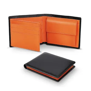 Hot Selling Men's Ultra-thin Leather Wallet RFID Barrier With Coin Pocket Short Multi-functional Wallet Card Bag