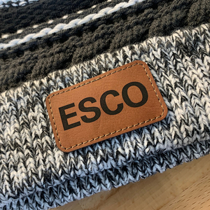 कस्टम चमड़े के पैच टोपी चमड़े के पैच बैज लेबल ब्लैंक जींस टोपी के लिए चमड़े के पैच - Product Image 6