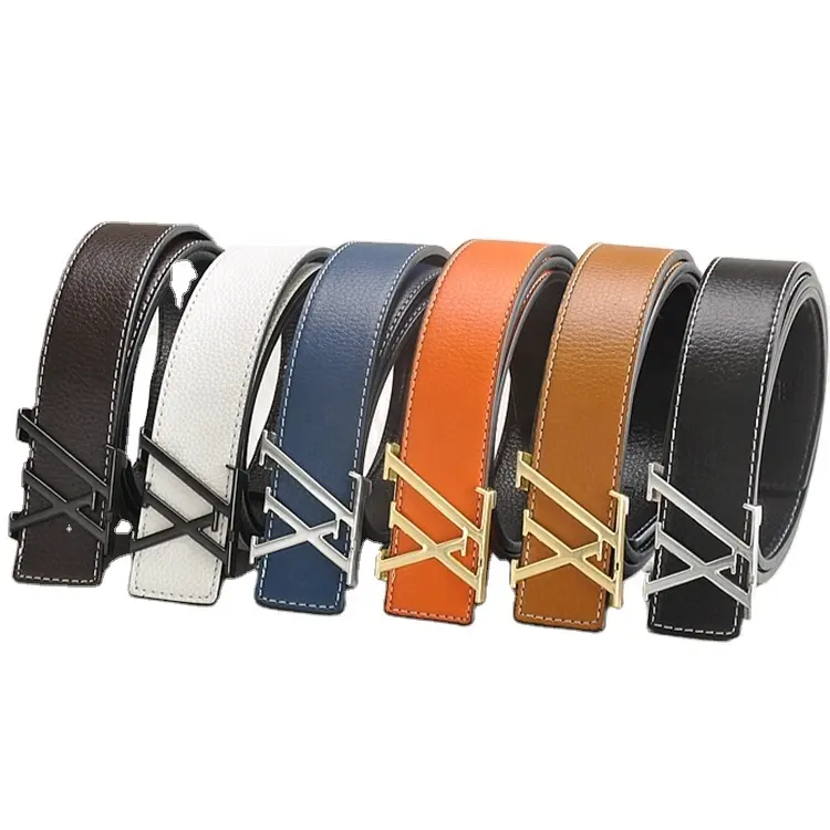 Wholesale famous designer brand XL men's and women's Genuine leather belt