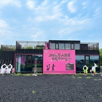 Maisons préfabriquées à vendre, unité alimentaire mobile modulaire pour le petit-déjeuner, le déjeuner et le dîner avec système de lancement facile, bar alimentaire mobile