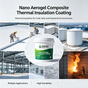 Revestimiento de Aislamiento Térmico de Aerogel para Paredes Exteriores y Techos, Impermeable, Ignífugo, Pintura de Aislamiento Nano que Ahorra Energía - Product Image 5