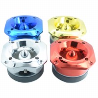 Tweeter Speaker Super Tweeter mobil, Speaker klakson diafragma Titanium koil suara 37.6mm warna-warni untuk mobil