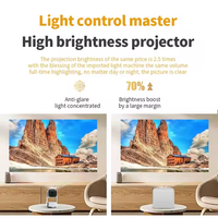 Projecteur intelligent K2, projecteur multimédia cinéma, projecteur de jeu portable, projecteur de poche LED pour la maison, Allwinner H713 1+8GB