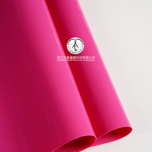Toile en PVC résistante aux déchirures et aux perforations, revêtement couteau, dimensionnellement stable, flexible et pliable, tissu 100% imperméable - Product Image 2